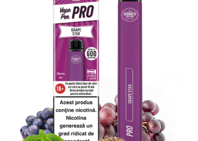 DINNER Lady Vape Pen PRO GRAPE STAR